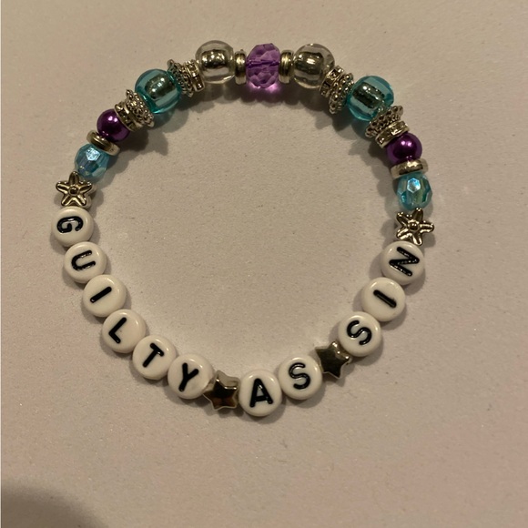 Guilty As Sin Taylor Swift Handmade Friendship Bracelet - Picture 5 of 5